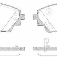 Тормозные колодки передние Mazda 3 BM,BN 13-19, CX-3 DK