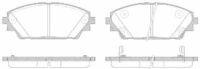 Тормозные колодки передние Mazda 3 BM,BN 13-19, CX-3 DK